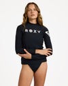 Womens Essentials Heater Long Sleeve Rashguard