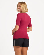 ESSENTIALS SS ZIP LYCRA