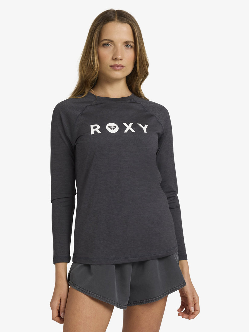Womens Essentials Lycra Long Sleeve Rash Vest