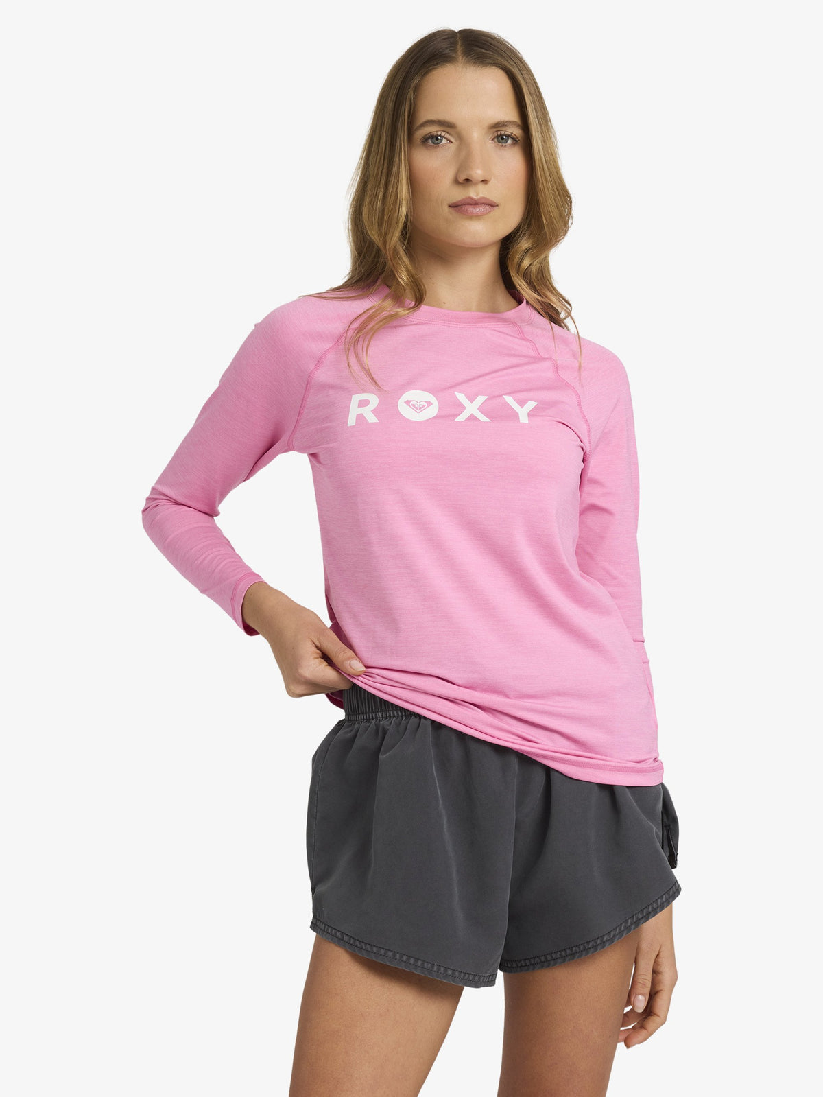 Womens Essentials Lycra Long Sleeve Rash Vest