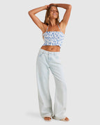 Womens Warm Waters Printed Halter Top