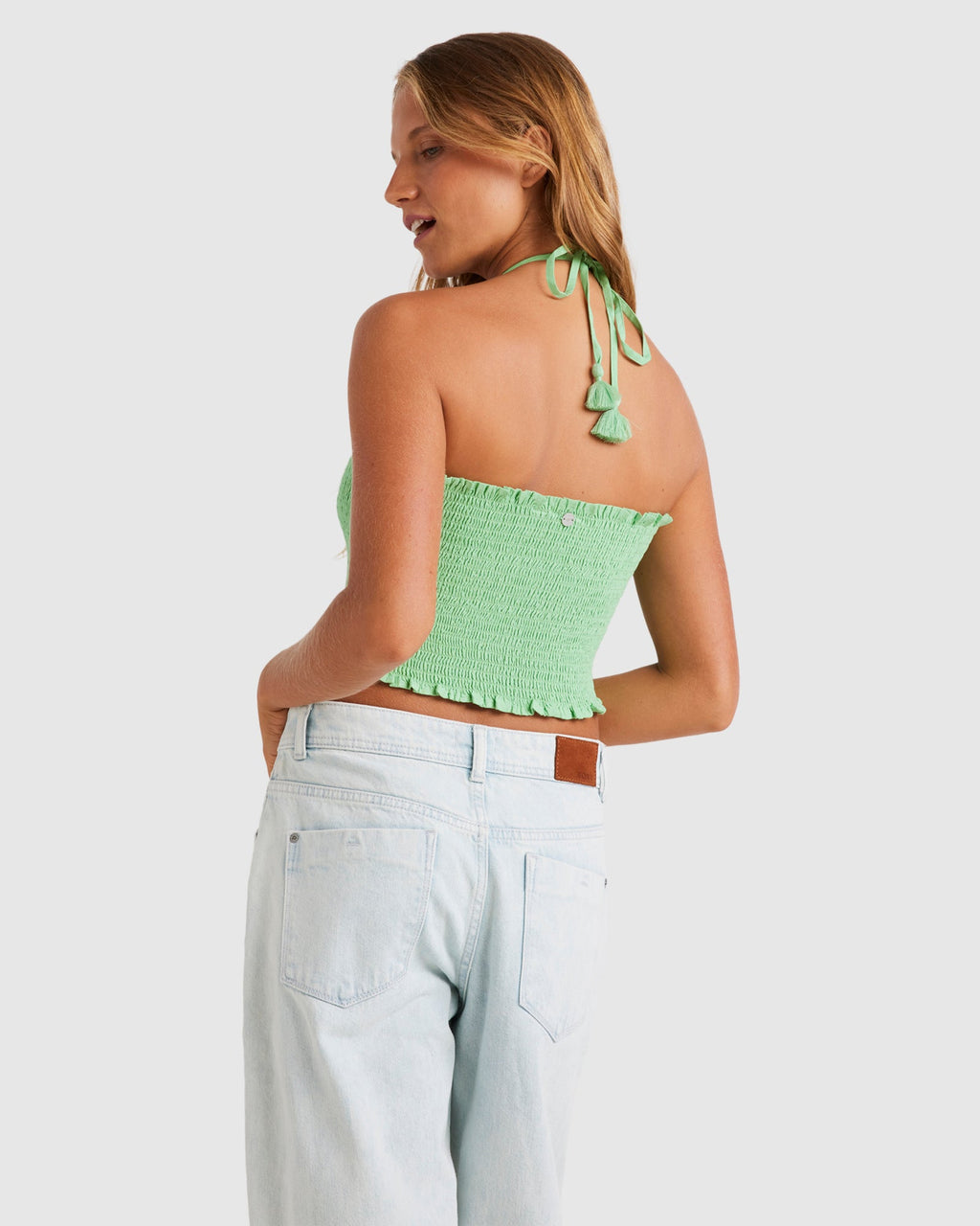 Womens Warm Waters Printed Halter Top