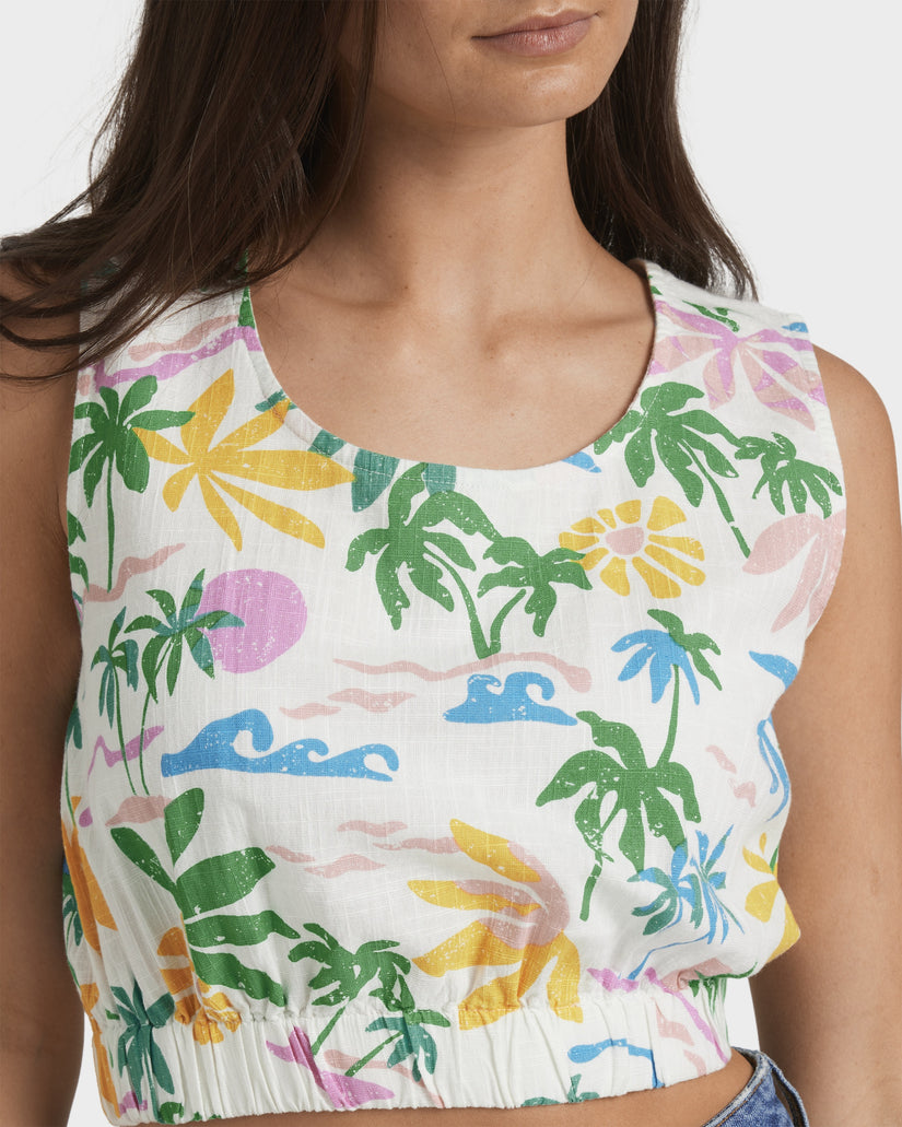 Womens Surfari Crop Top