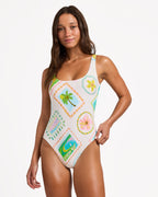Womens Postcards One Piece