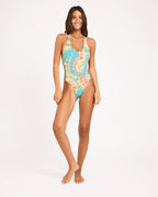 LAGUNA HALTER CHEEKY ONE PIECE