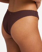 Womens Aruba High Leg Cheeky Bikini Bottom
