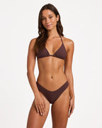 Womens Aruba High Leg Cheeky Bikini Bottom
