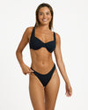 Womens Beach Classics High Leg Cheeky Bikini Bottom
