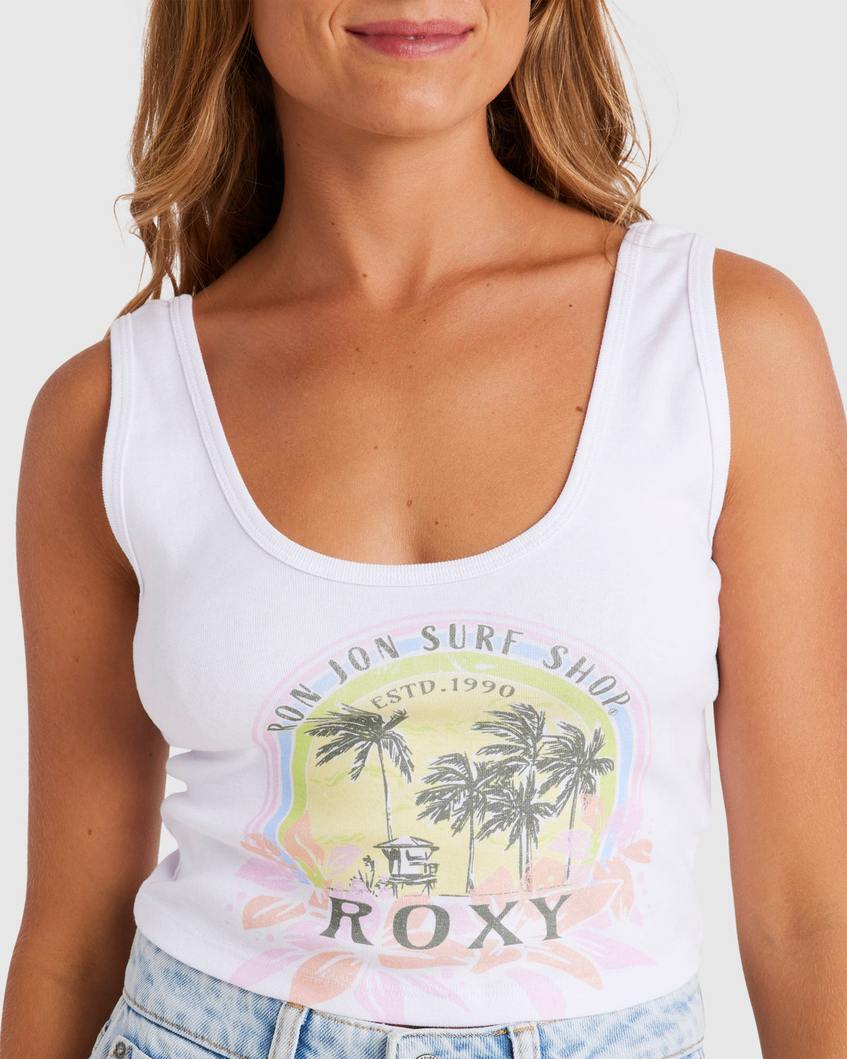 Womens Haleiwa Moments Dive In RJ Tank Top