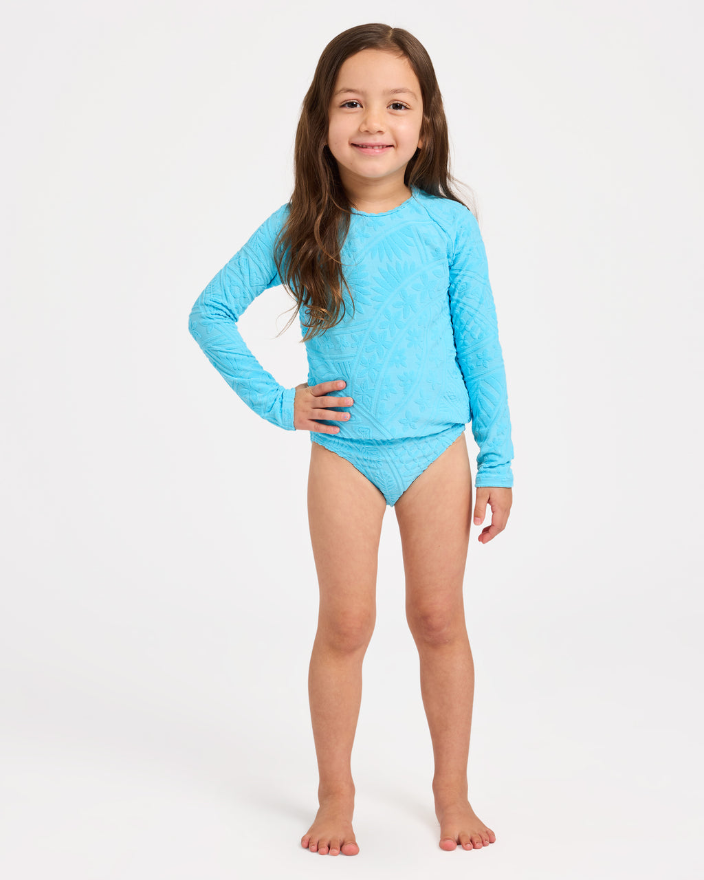 TW SURF THE VIBES LS LYCRA SET