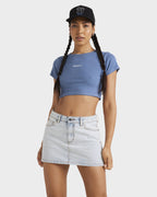 Womens Mini Denim Skirt