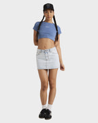 Womens Mini Denim Skirt