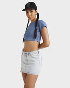 Womens Mini Denim Skirt