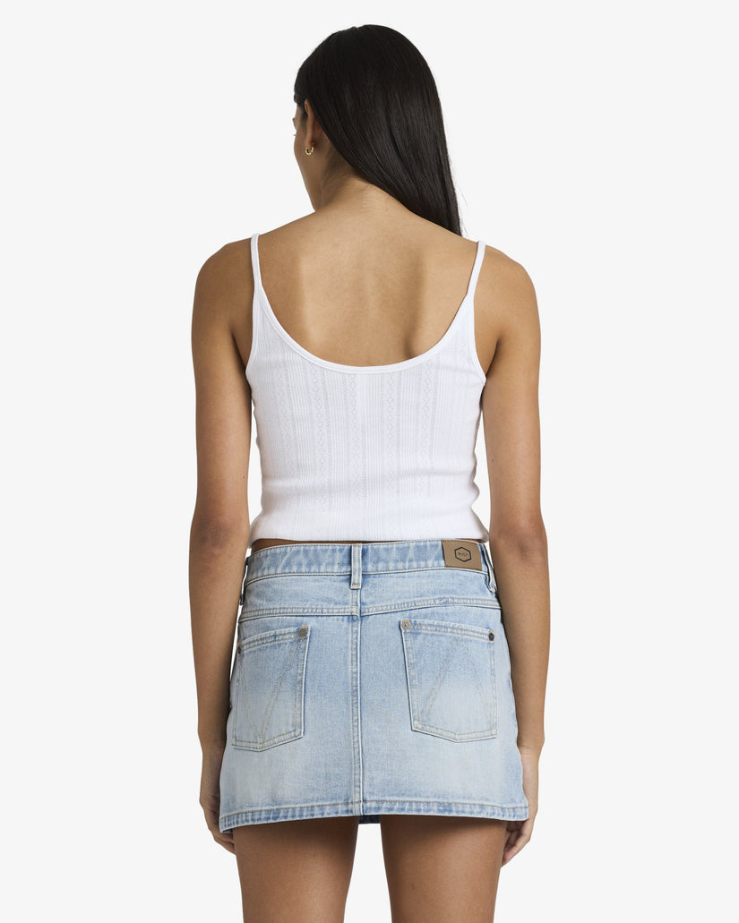Womens Denim Mini Skirt
