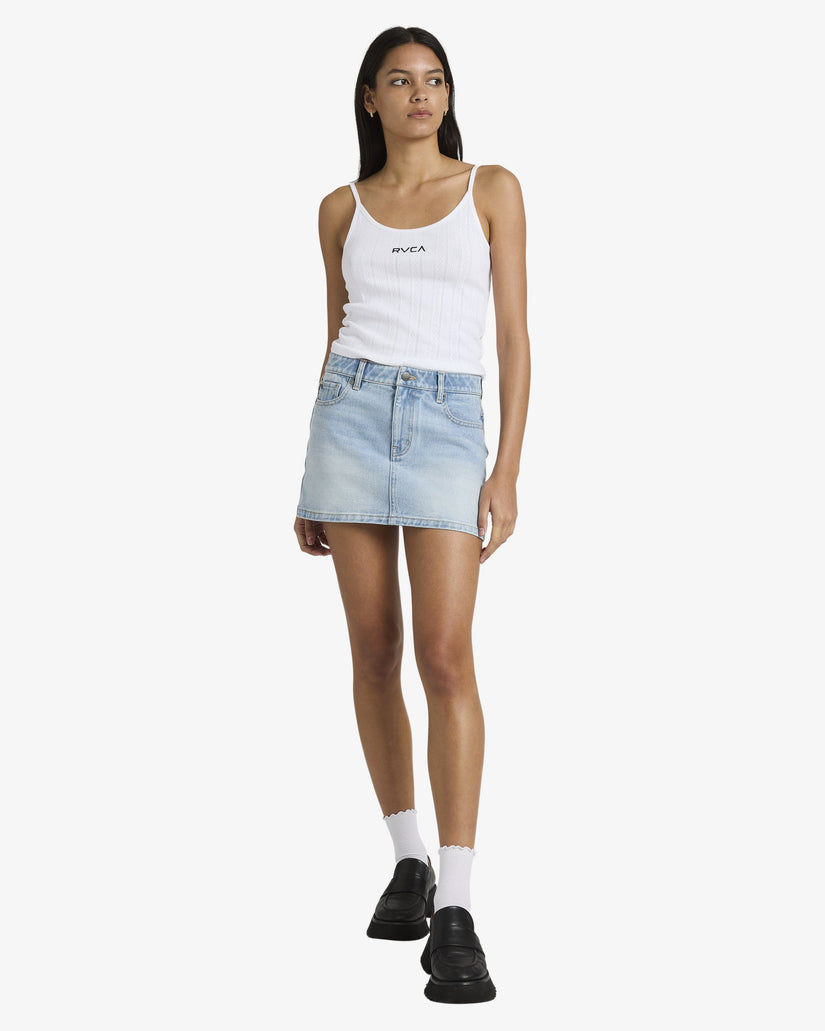 Womens Denim Mini Skirt