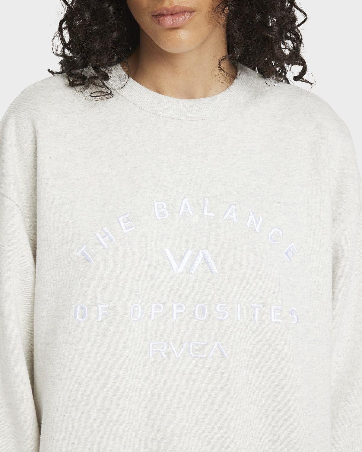 Womens Bold RVCA Crew Neck