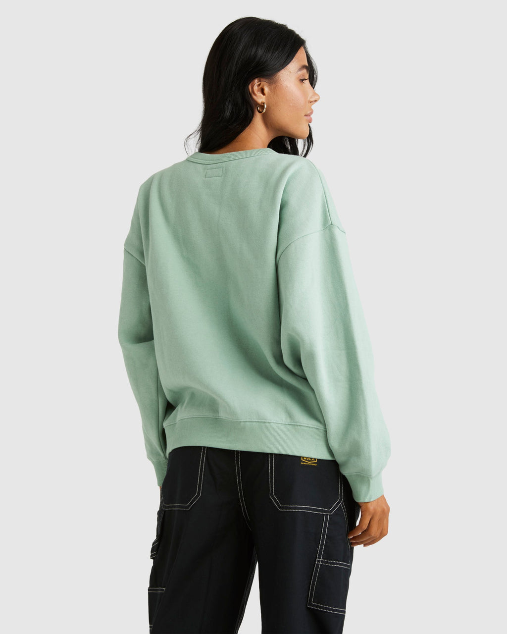 Womens RVCA Pocket Crew Neck