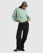 Womens RVCA Pocket Crew Neck