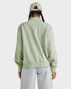 Womens Matcha Slouched Fleece Jacket