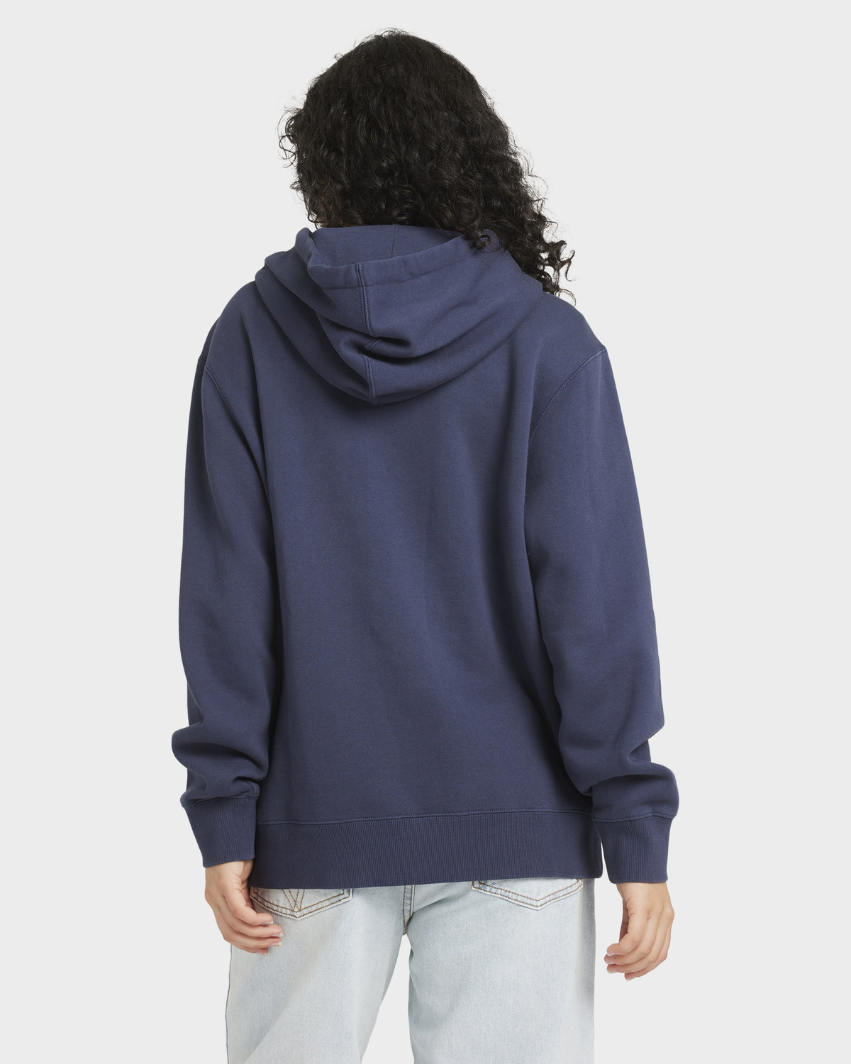 Womens Wavey Slouched Pullover Hoodie