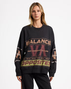Womens Puck It Pover Crew Neck