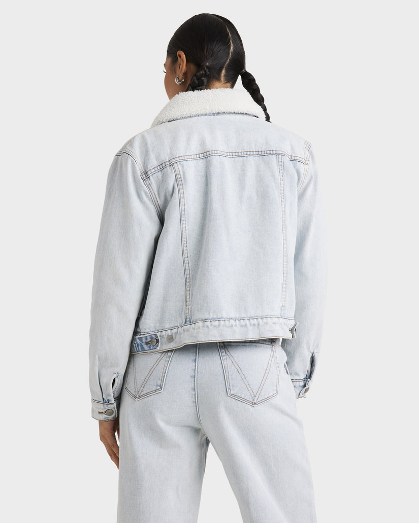 Womens Roy Sherpa Denim Jacket