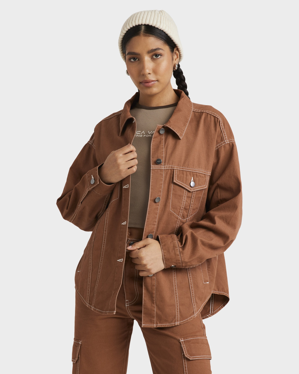 Womens Indie Twill Casual Jacket