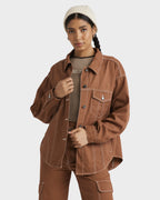 Womens Indie Twill Casual Jacket