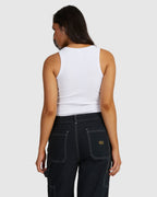 Womens Rvca Badge Staple Tank Top