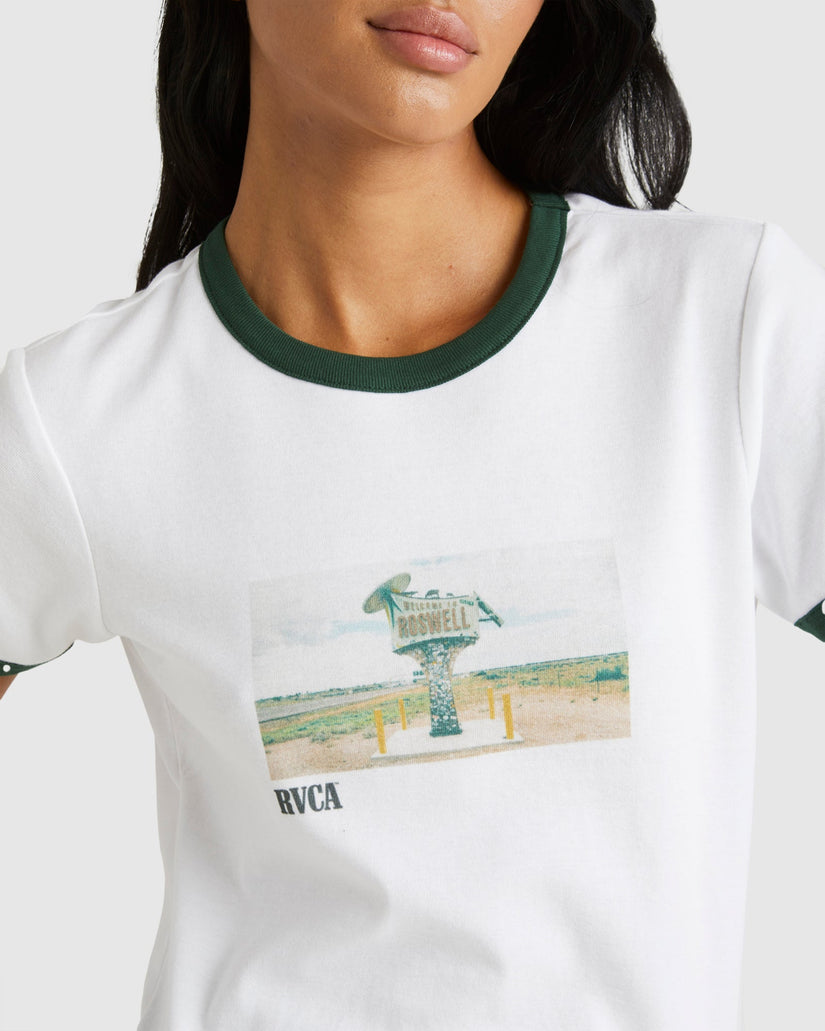 Womens Roswell Shrunken T-Shirt