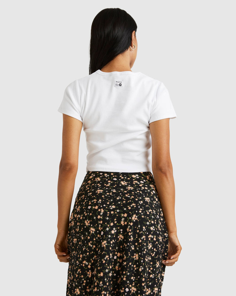 Womens Lynes RVCA Baby T-Shirt