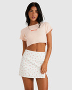 Womens Cherries Half Baby T-Shirt