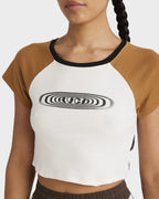 Womens Pulse Raglan Half Baby T-Shirt