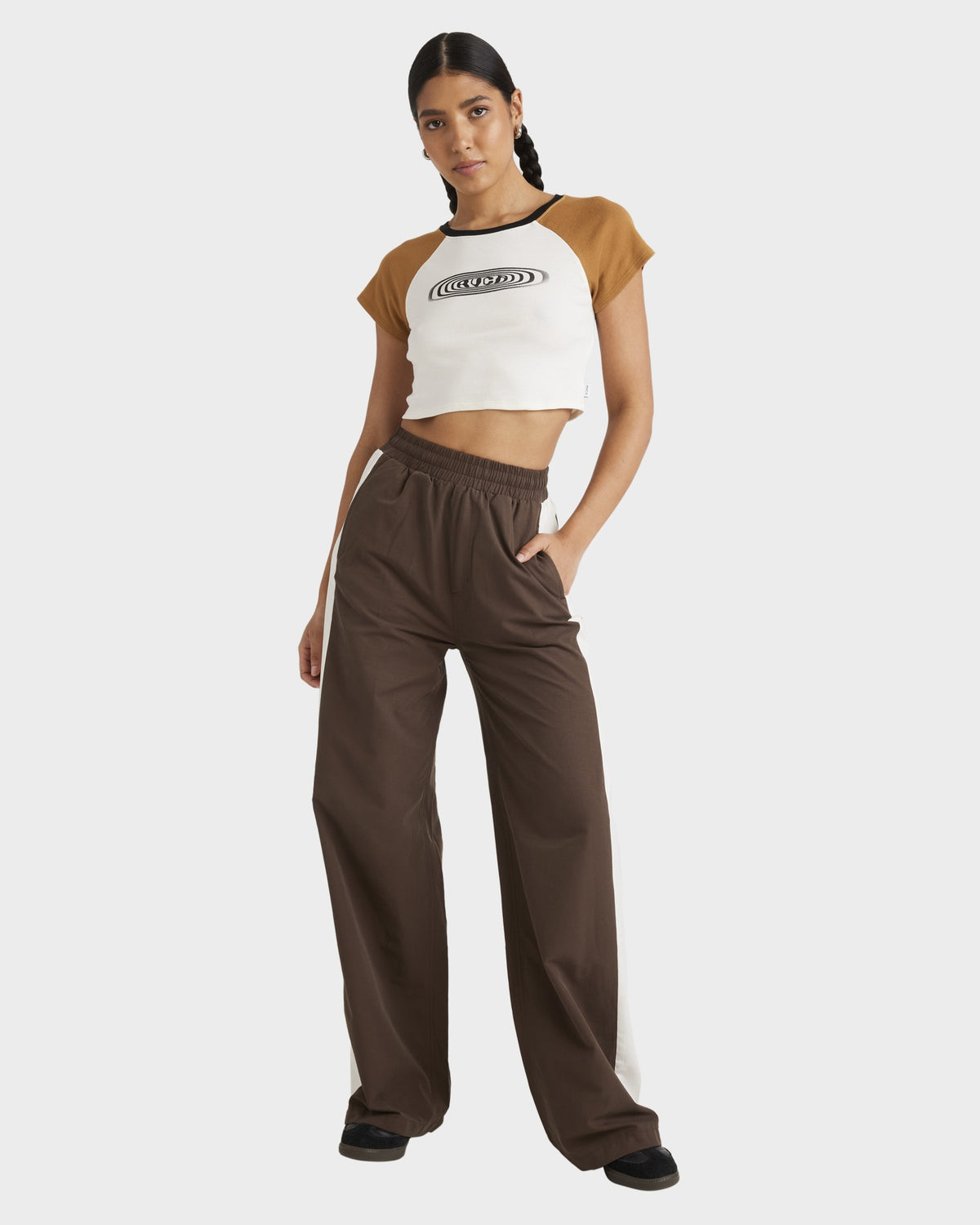 Womens Pulse Raglan Half Baby T-Shirt