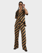 Womens Milspec Stripe Holiday Elastic Waist pants