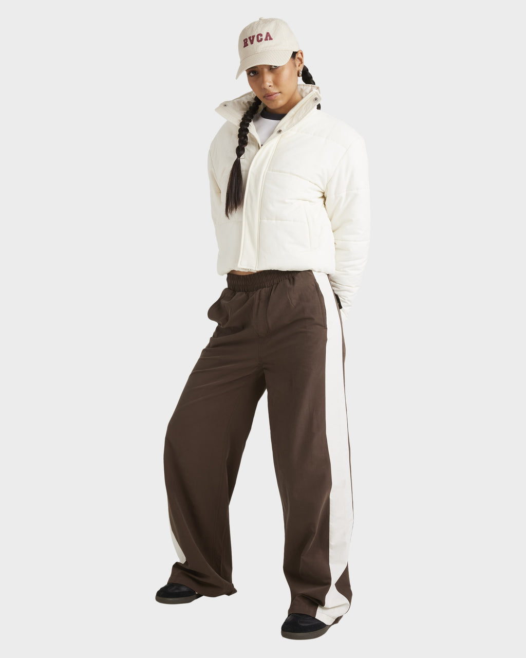 Womens Tracked Wide Leg Pants
