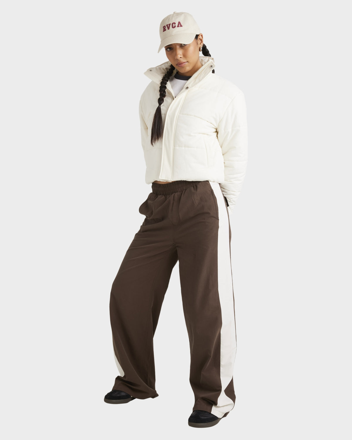 Womens Tracked Wide Leg Pants