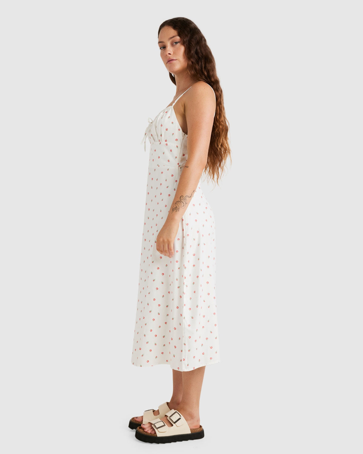Womens Rose Bud Cafe Mini Dress
