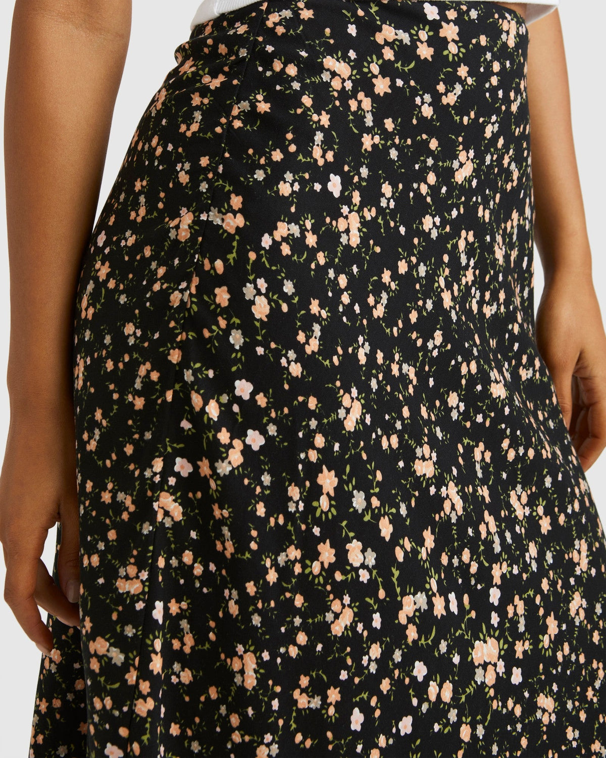 Womens Annika Midi Skirt