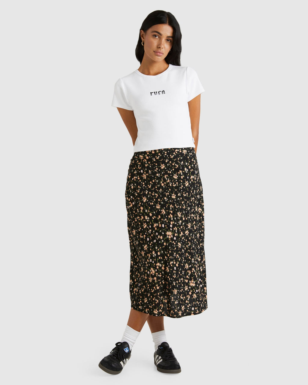 Womens Annika Midi Skirt
