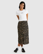 Womens Annika Midi Skirt