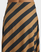 Womens Milspec Stripe Annika Midi Skirt
