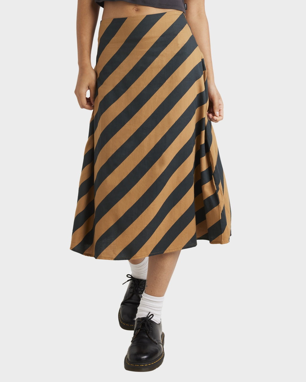 Womens Milspec Stripe Annika Midi Skirt