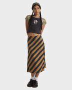 Womens Milspec Stripe Annika Midi Skirt
