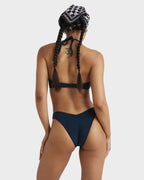 Womens Tezzy Solid Halter Bikini Top