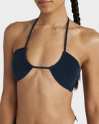 Womens Tezzy Solid Halter Bikini Top