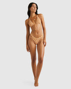 Womens Deco Wrap Slide Tri Bikini Top