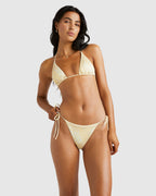 Womens Floral Collage Medium Tie Side Bikini Bottom