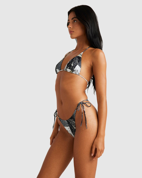 Womens Kyoto Tie Side Ultra Skimpy Bikini Bottom