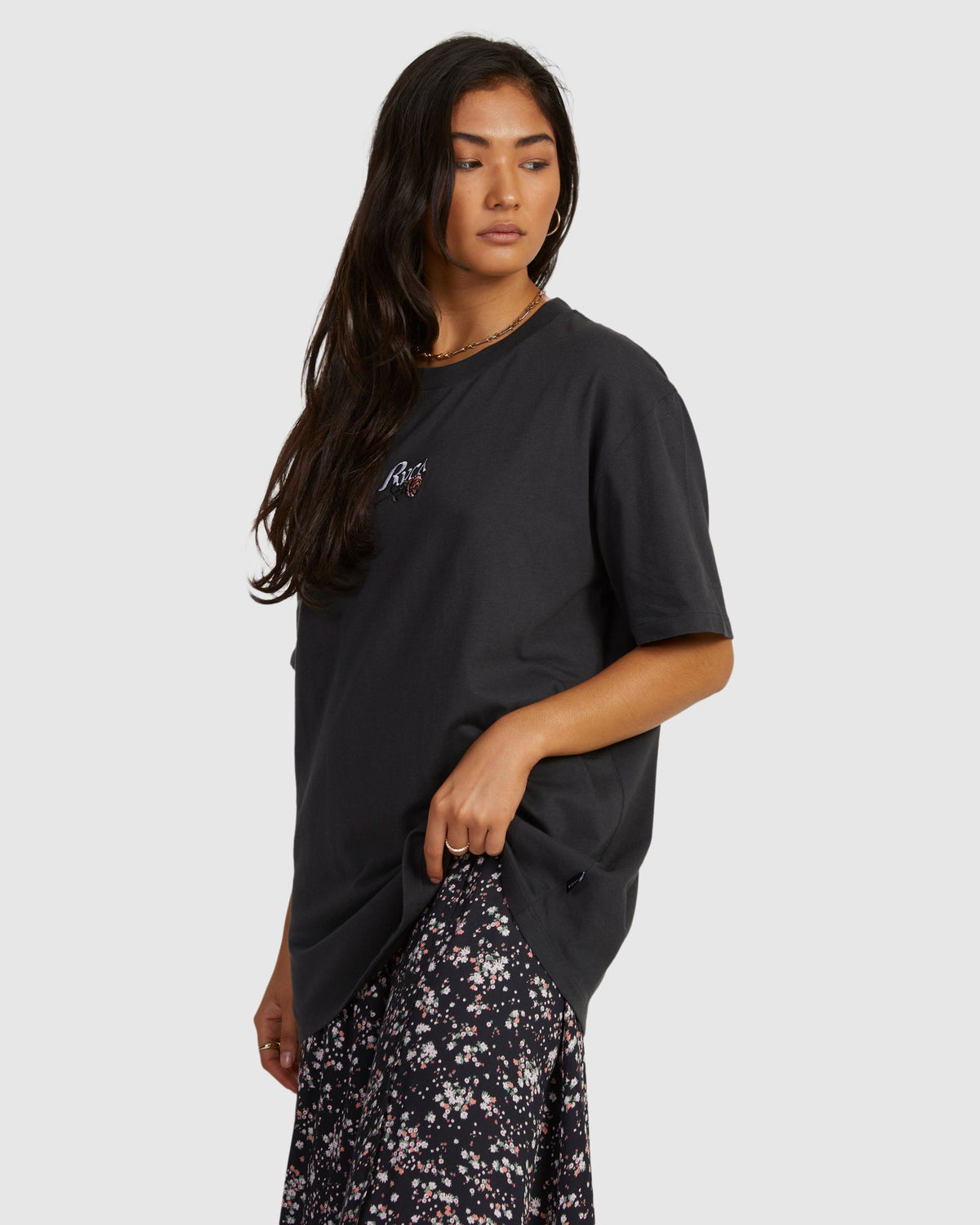 Womens Roses Only Easy T-Shirt